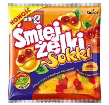 Żelki Nimm2 Śmiejżelki Sokki owocowe 90g