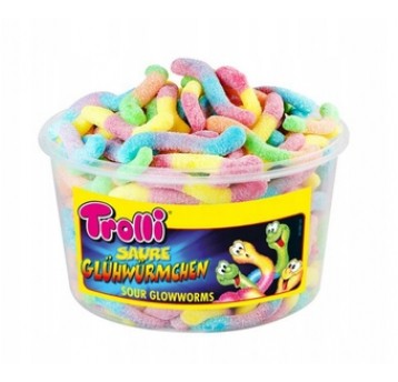Żelki TROLLI Robaczki 150 sztuk