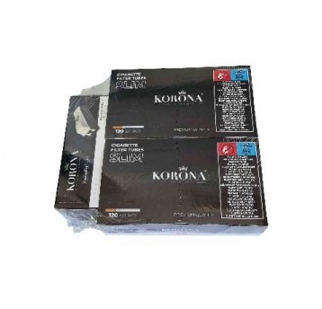 Zestaw 2x120szt Gilz Slim Korona + Nabijarka ##