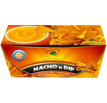 Zestaw Dip & Nacho Serowy 175g El Sabor /12/