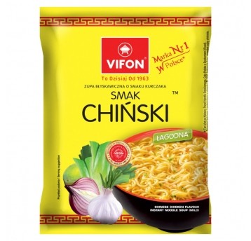 Zupa Vifon Kurczak Chiński Łagodny 70g /24/